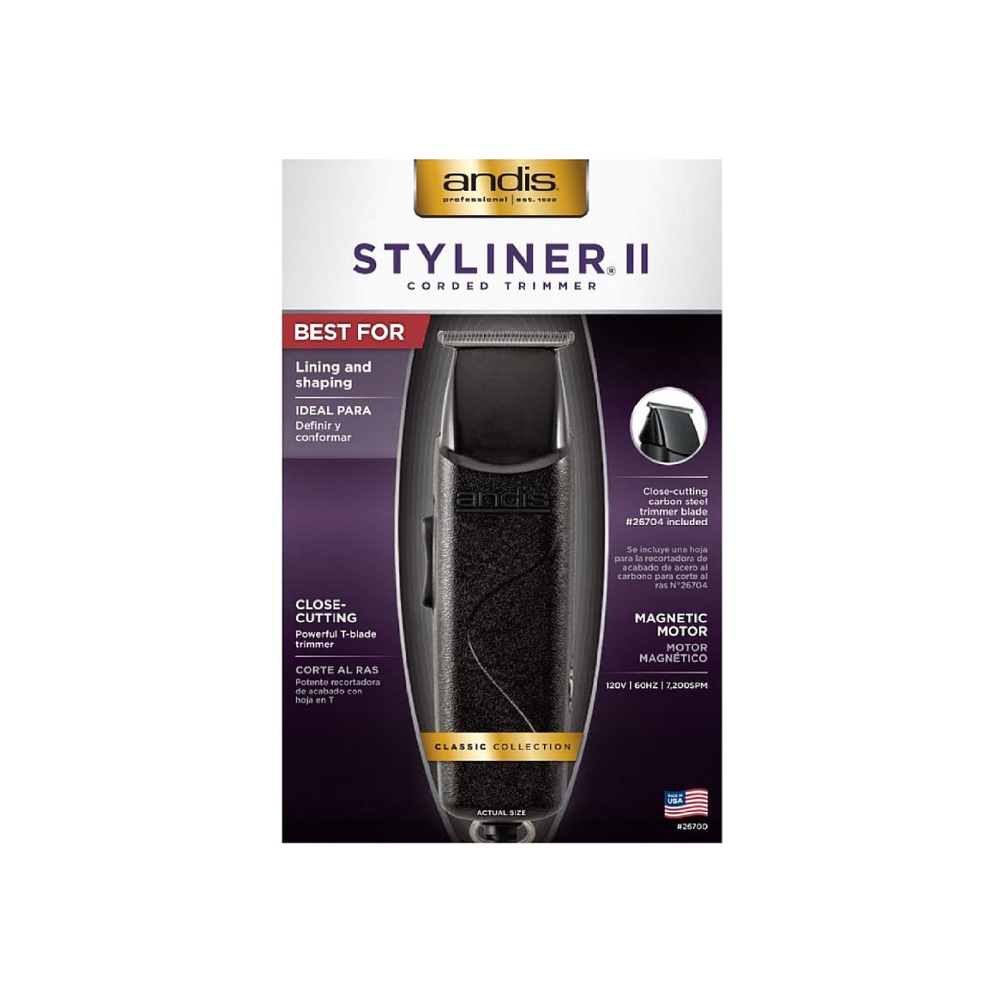 andis 26700 professional styliner ii