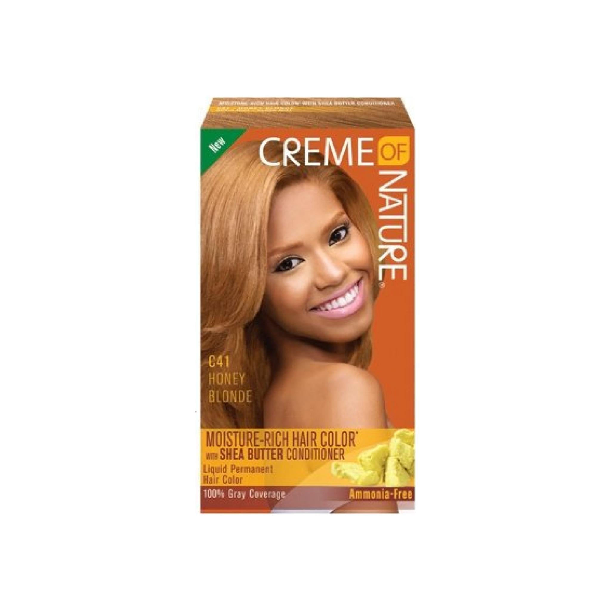 Creme Of Nature Moisture Rich Hair Color Kit Honey Blonde C41 1