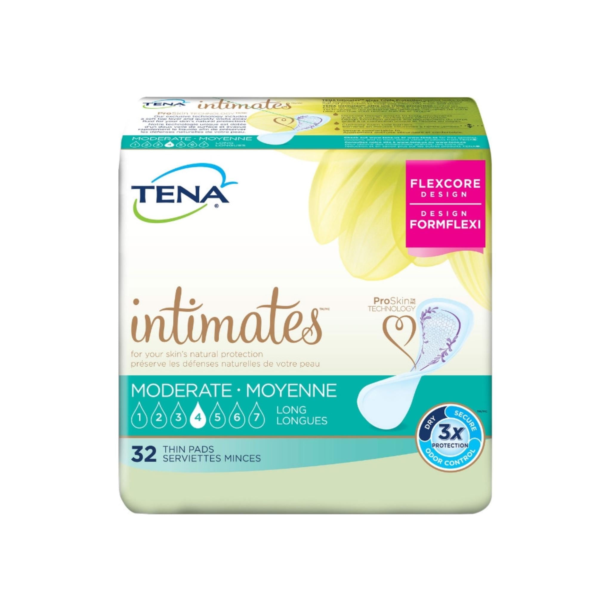 tena incontinence pads