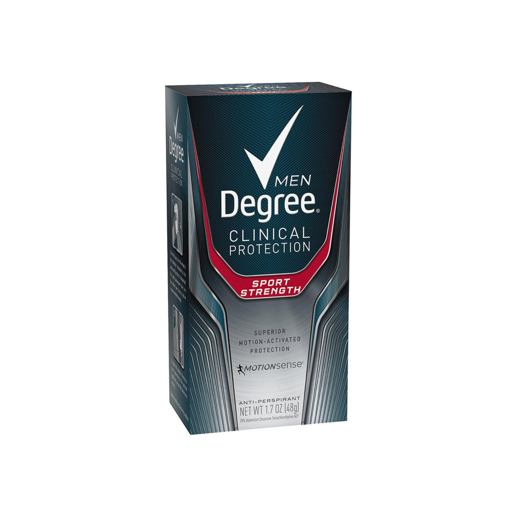 Degree Clinical Anti Perspirant Deodorant Solid Sport Strength 1 Pharmapacks