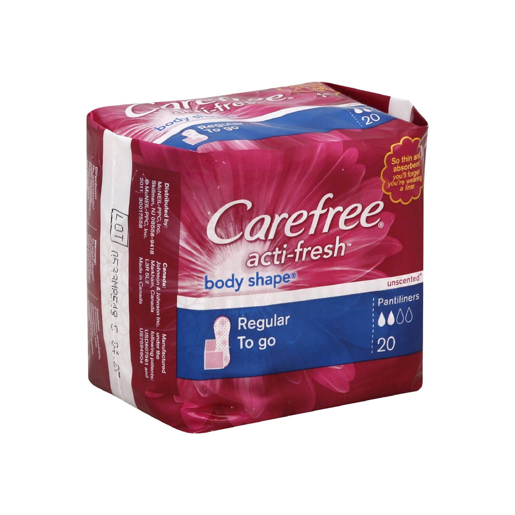 carefree acti fresh body shape