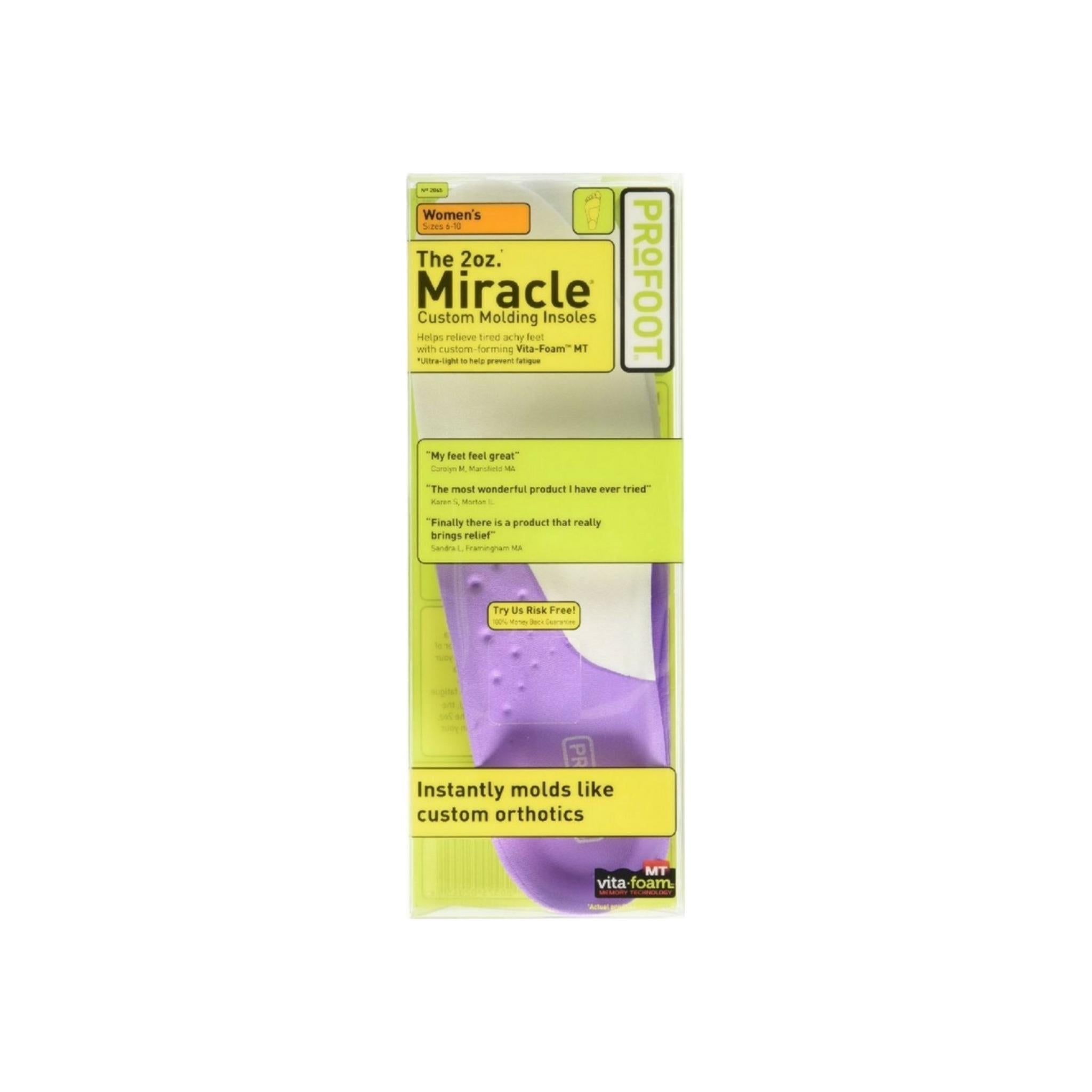 profoot miracle custom molding insoles