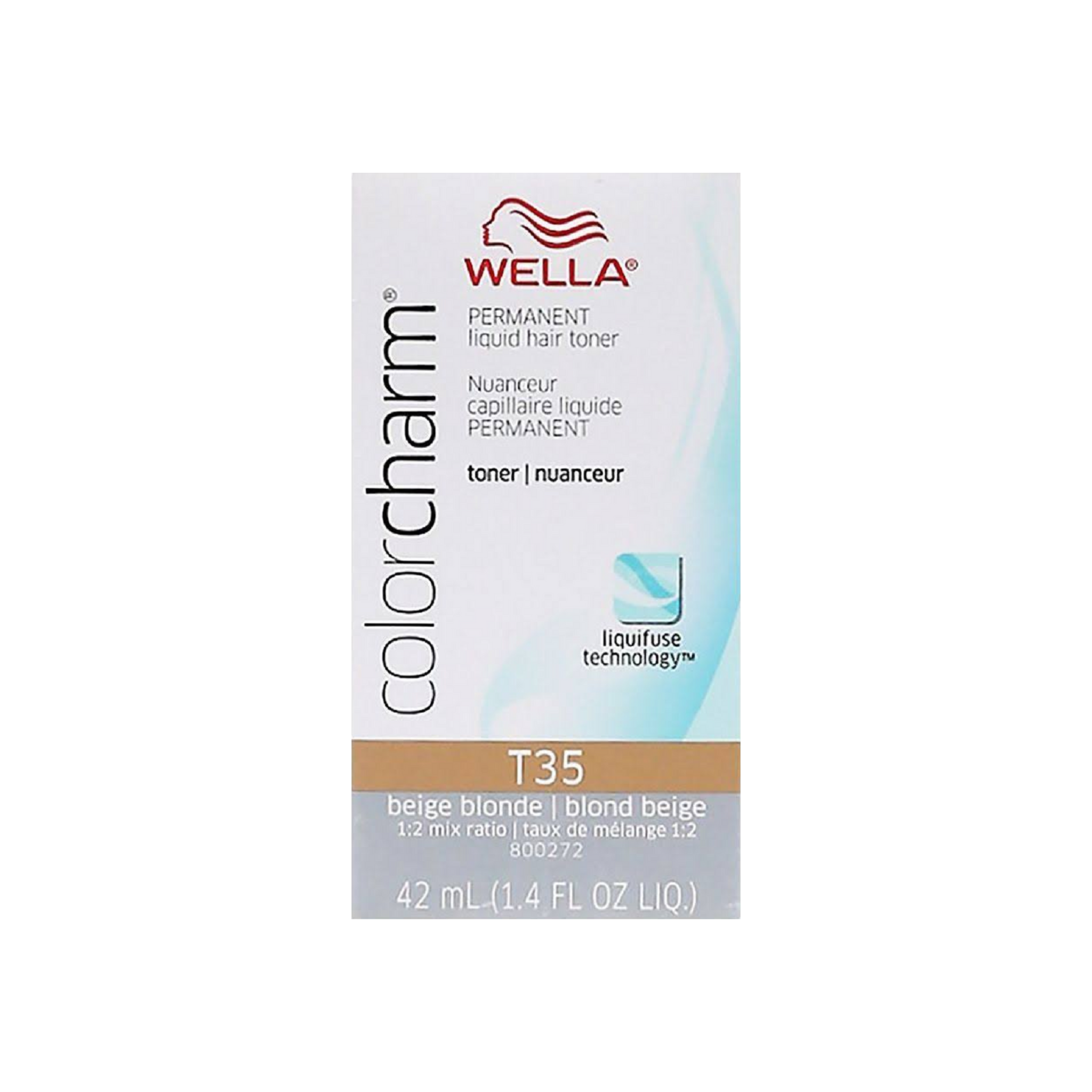 Wella Color Charm Permanent Liquid Hair Toner Beige Blonde T35