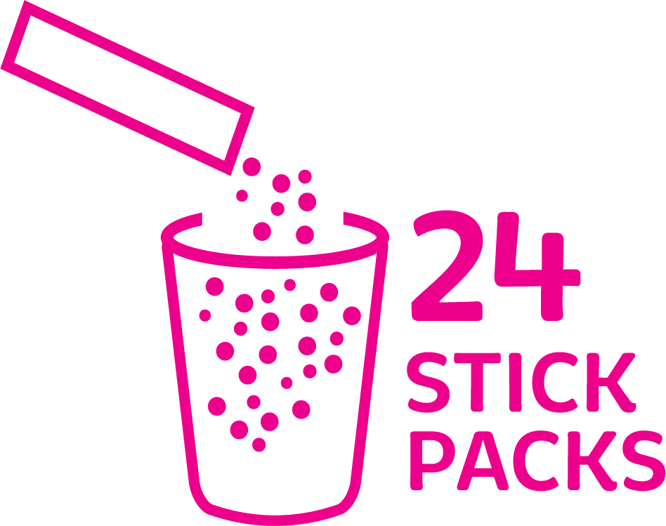 Fizzy Natural Women's Powder Multivitamin Stick Packs