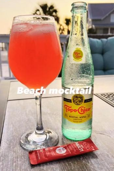 Beach Mocktail by @3x5fit