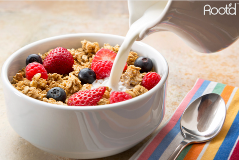 Breakfast cereals and milk are great source electrolytes