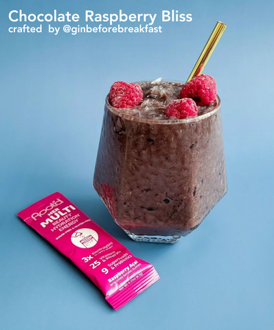 Chocolate Raspberry Bliss crafted  by @ginbeforebreakfast