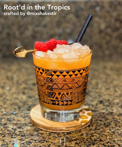 Root’d in the Tropics crafted by @mixshakestir
