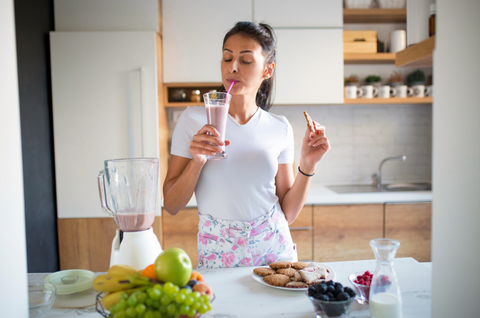 Smoothie is a gentle way to feed your tummy after hours of being empty