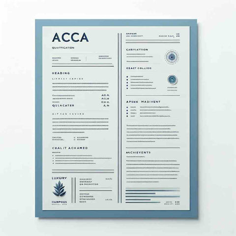 How to put ACCA in resume