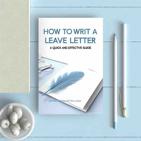 how to write leave letter with steps