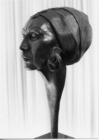 African Queen Sculpture by Christa Zinner