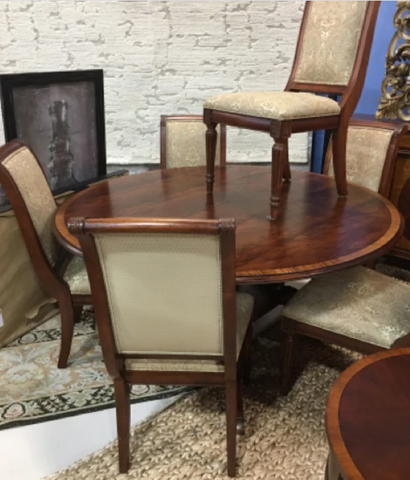 Palm Beach Gardens Furniture Ethan Allen Round Table and Chairs
