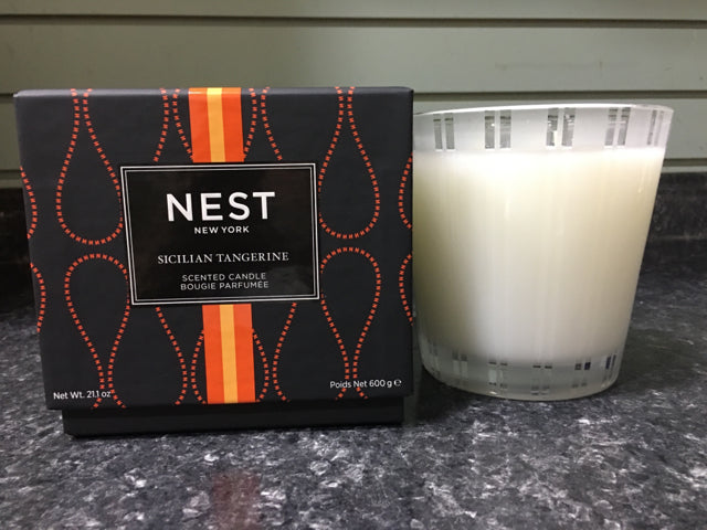 NEST 3 WICK CANDLE TANGERINE - Consign  Design product image