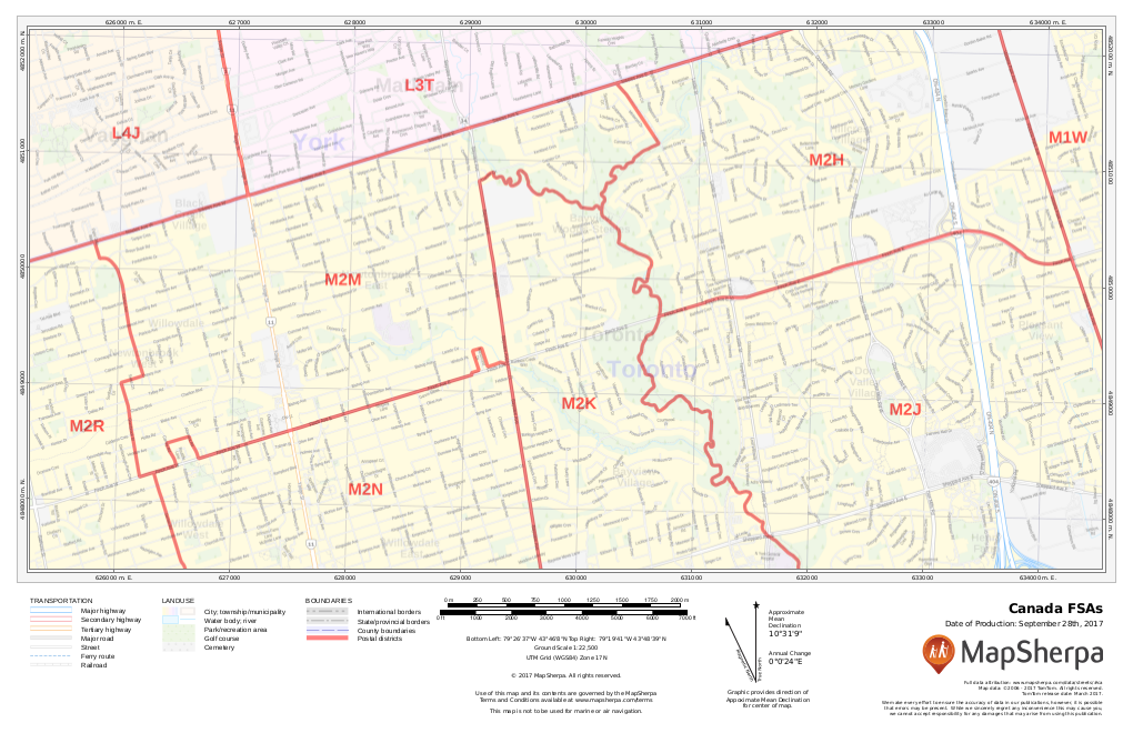 Canada Postal Codes Forward Sortation Areas World Of Maps 4390