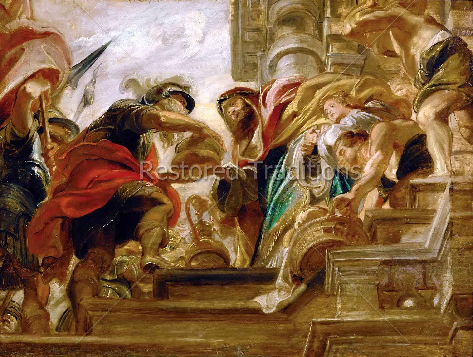 Meeting of Abraham and Melchizedek by Rubens | High-Res Download