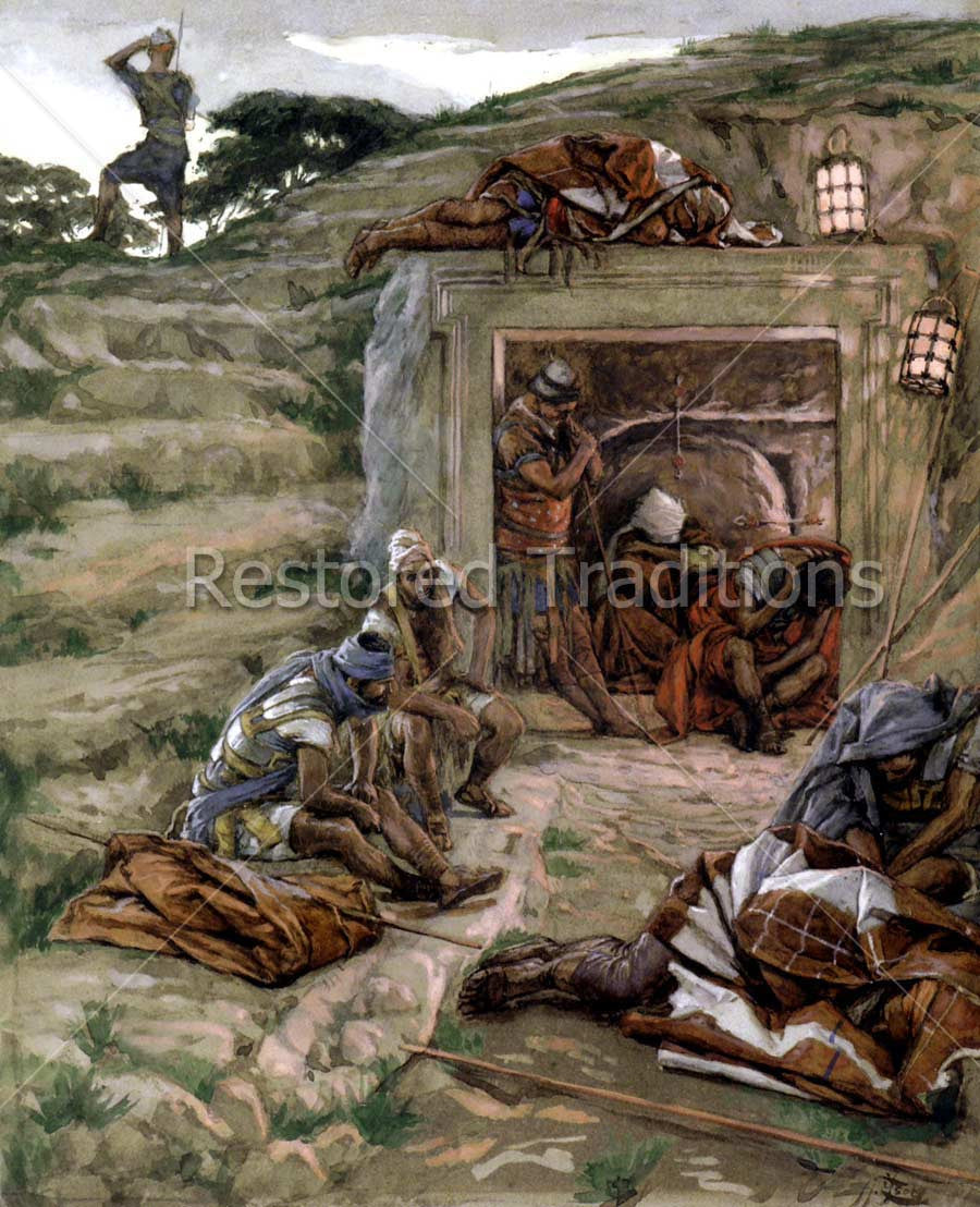 jesus sealed tomb soldiers