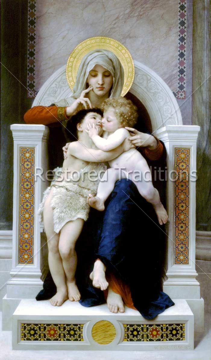 Virgin Mary, John the Baptist & Child Jesus | Hi-Res Image ...