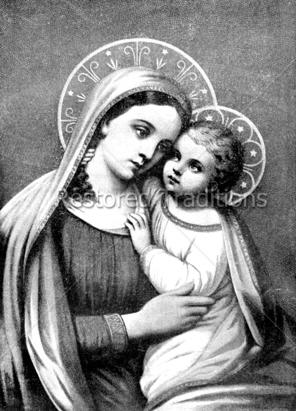 High-Res Image | Our Lady of Good Counsel — Catholic Art - Restored ...