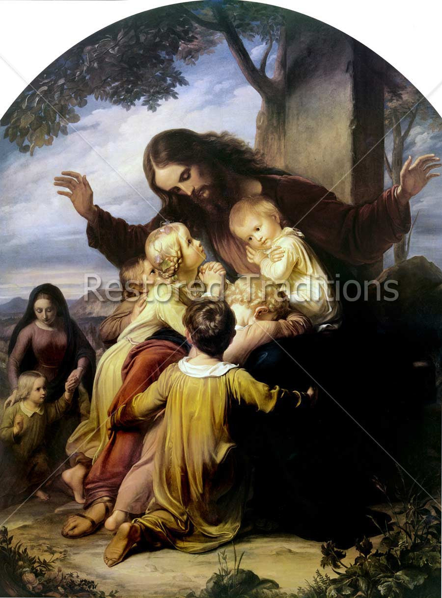 jesus christ with children