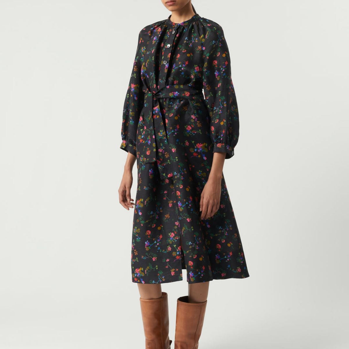 Soeur | Dress for women - Sicile Dress Multico Noir | multicolour | kapok