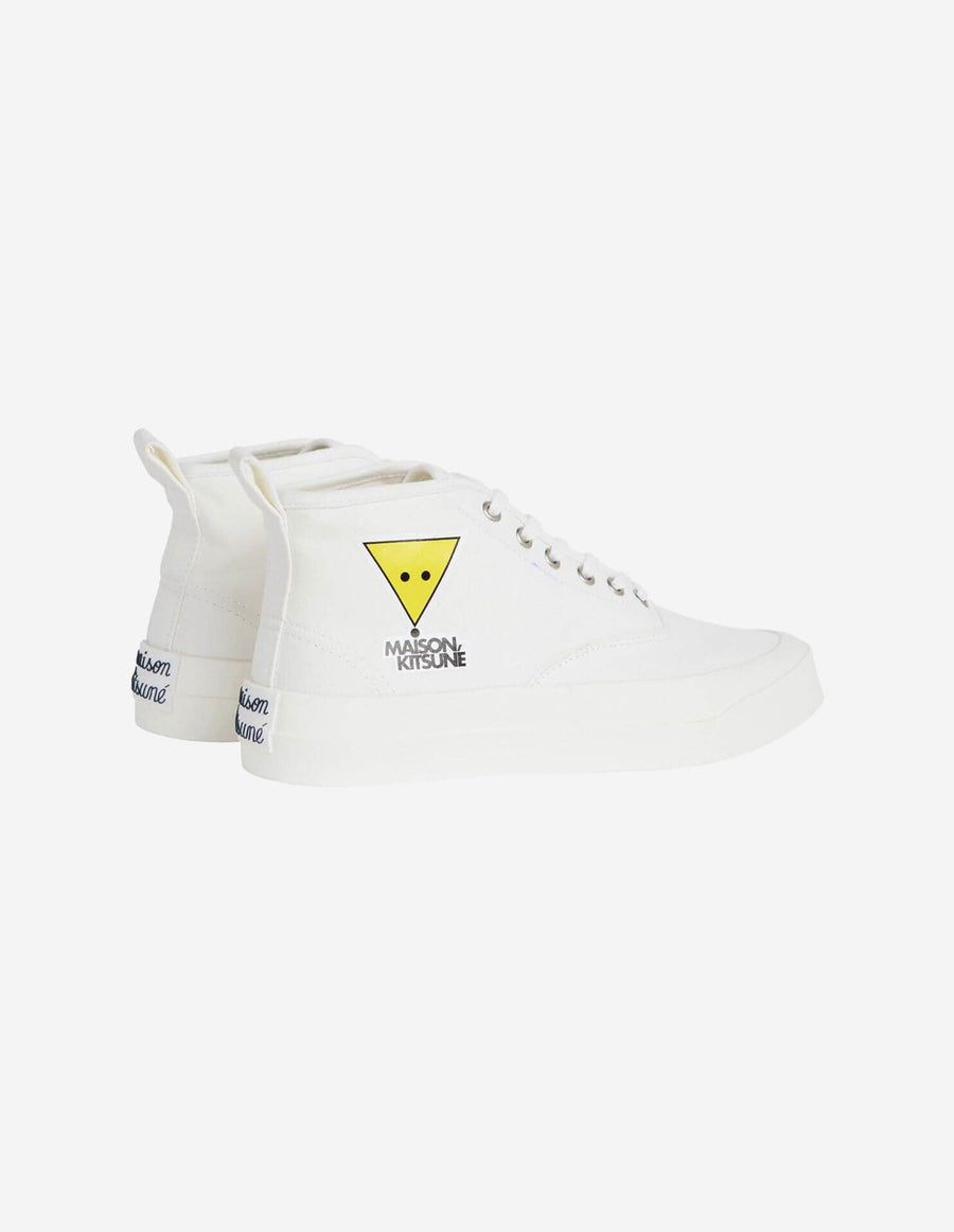 maison kitsuné high top sneakers