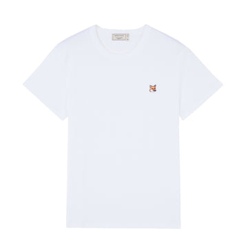 Maison Kitsune Double Fox Head Patch Classic Tee-Shirt Latte