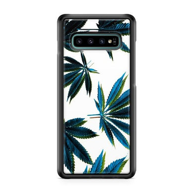 The Great Hokusai Wave in Bamboo Inlay Style Samsung S10 Case