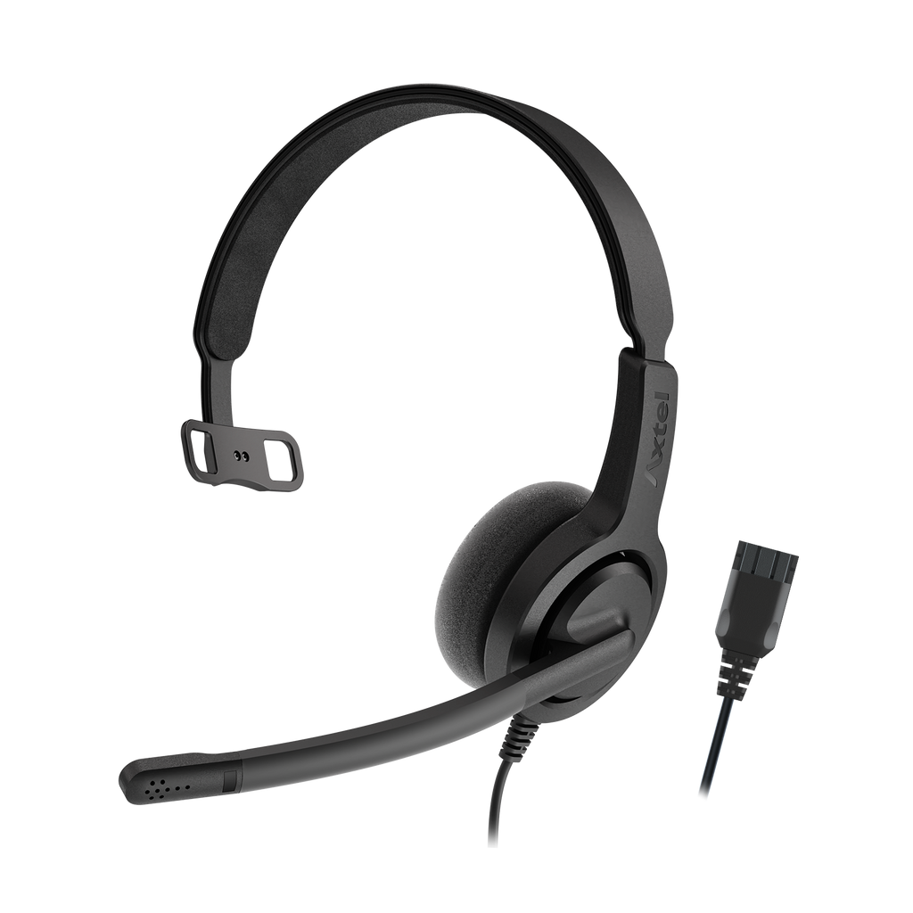 Axtel VOICE 28 Mono Noise-Canceling Headset (AXH-V28M) - Shop4Tele