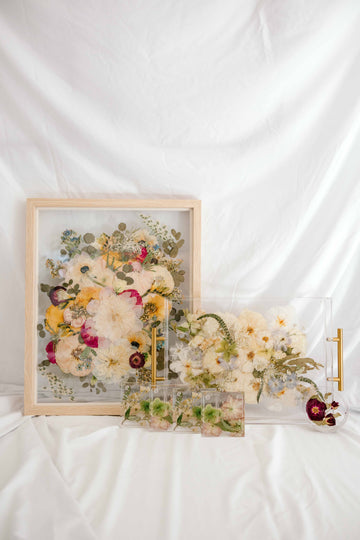 CUSTOM BOUQUET LAYOUT- Minimalist Collection- Choose Frame – Petal Press  Decor