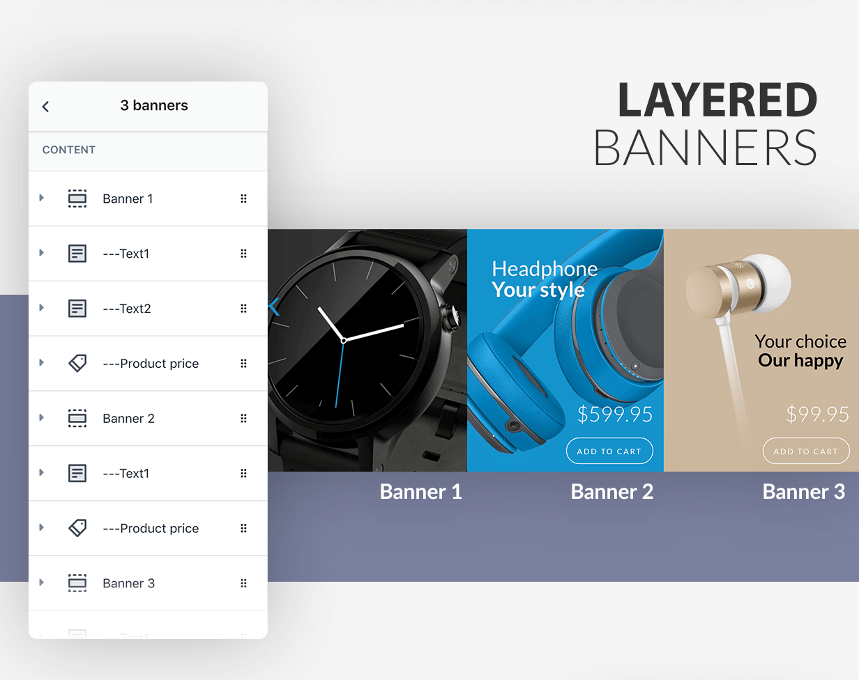 Layer banner creator