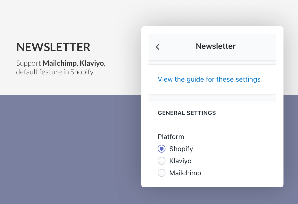 Newsletter app