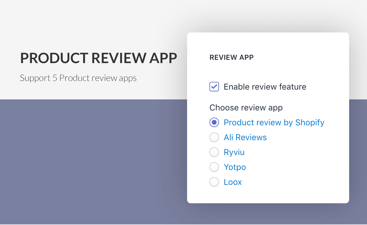 Product review apps