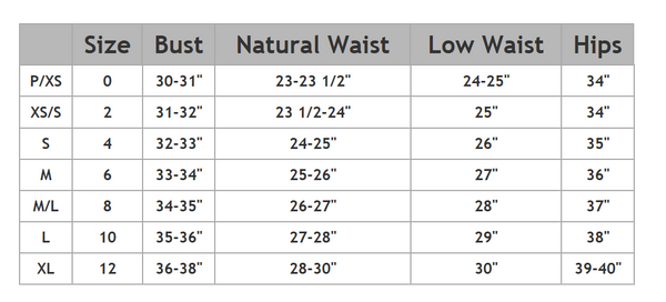 Sizing Chart – Simply Dixie Boutique