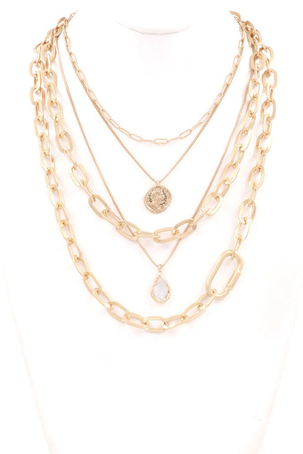 3 Type Chain Layer Necklace-Gold – Simply Dixie Boutique