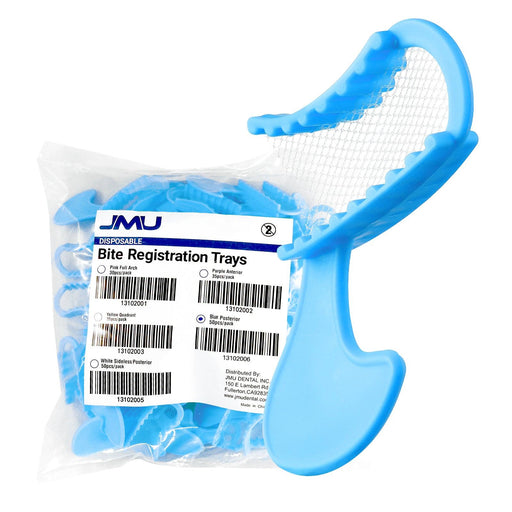 JMU Dental Procedure Trays Autoclavable Set Up Flat Trays Size B 13.25 X  9.75, Plastic Instrument Trays (Blue)