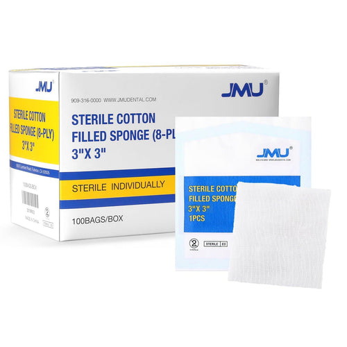 JMU Disposable Dental Cotton Rolls 1.5x 3/8 50pcs/Box — JMU Dental