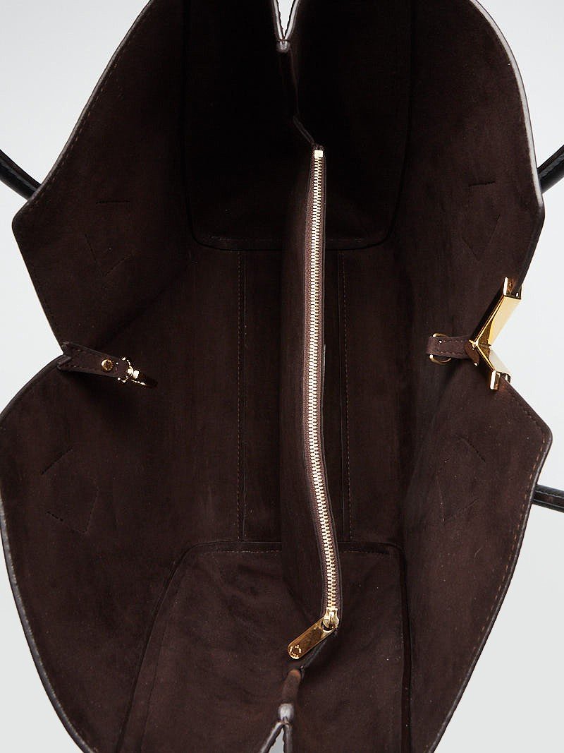 Monogram Canvas Black Leather Kimono Tote Bag - Tana Elegant LLC