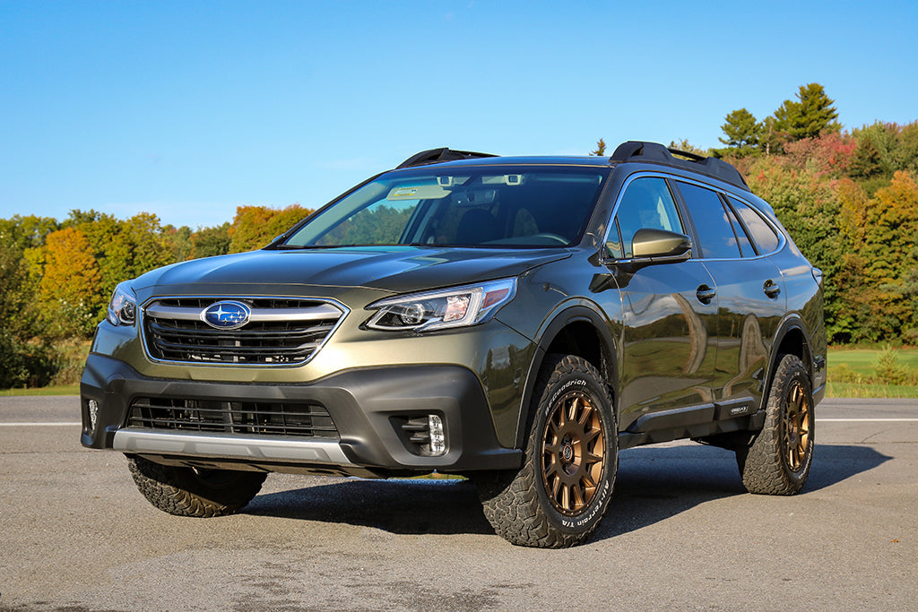 The first LP Aventure lifted 2020 Subaru Outback. LP