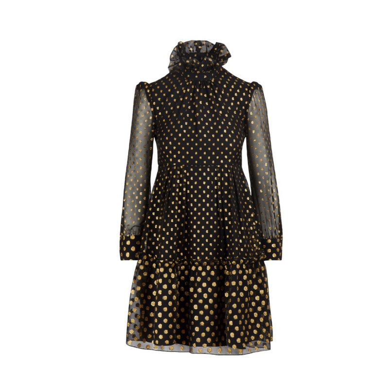 dotted swiss dress