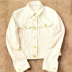 ivory denim jacket