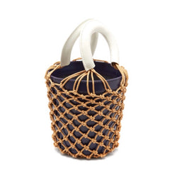 macrame bucket bag