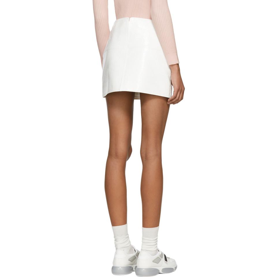 Courrèges Jupe Vinyl Mini Skirt – Tulerie