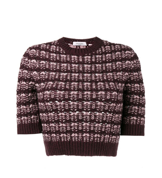 Red Valentino Open Back Knit Sweater – Tulerie