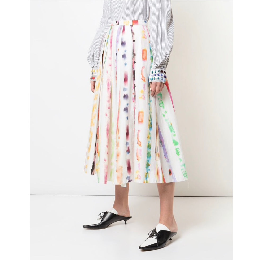 Rosie Assoulin Watercolor Print Skirt – Tulerie
