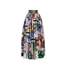 Load image into Gallery viewer, Dolce &amp; Gabbana Patchwork Full Skirt - Tulerie
