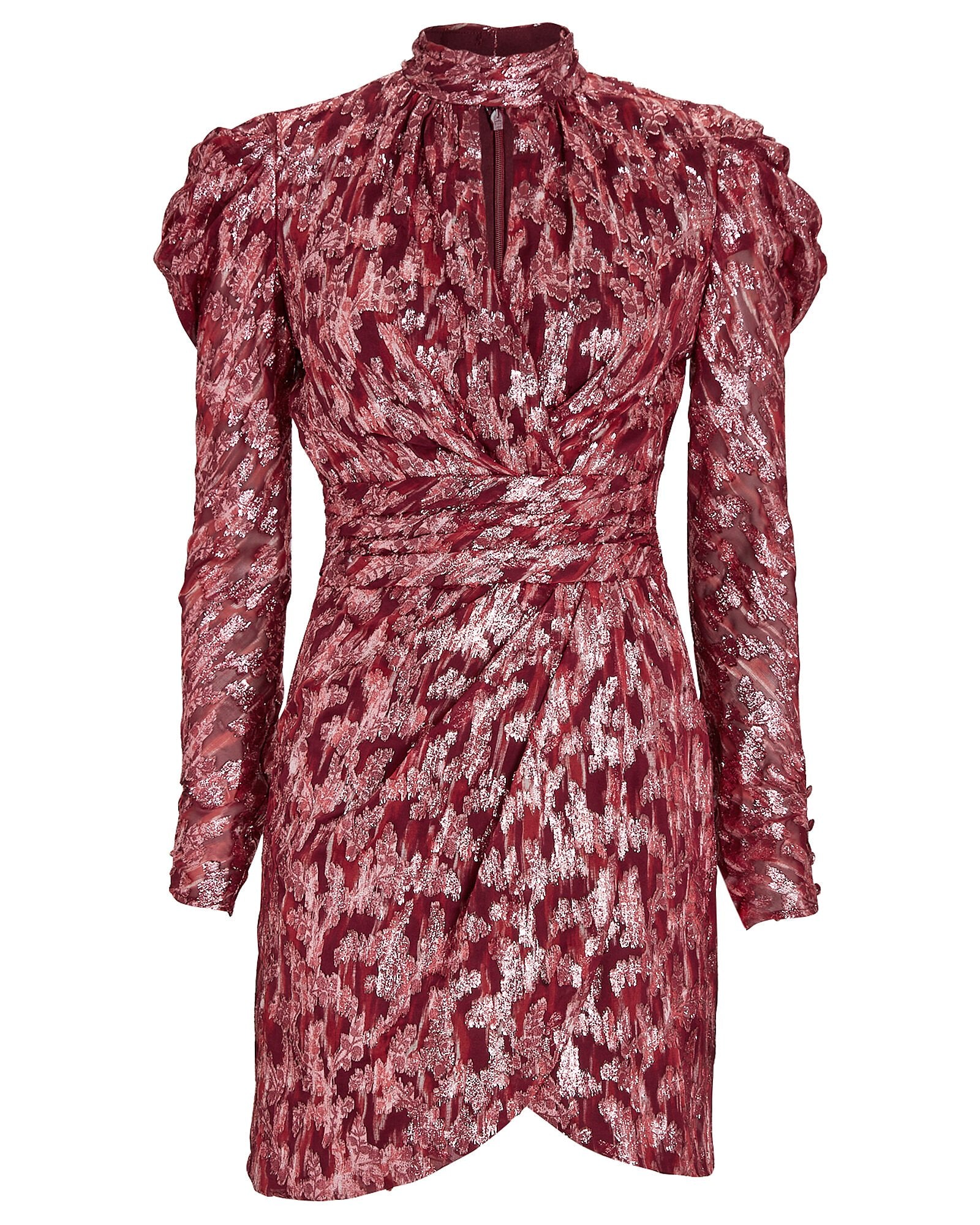 Jonathan Simkhai Brocade Mini Wrap Dress – Tulerie