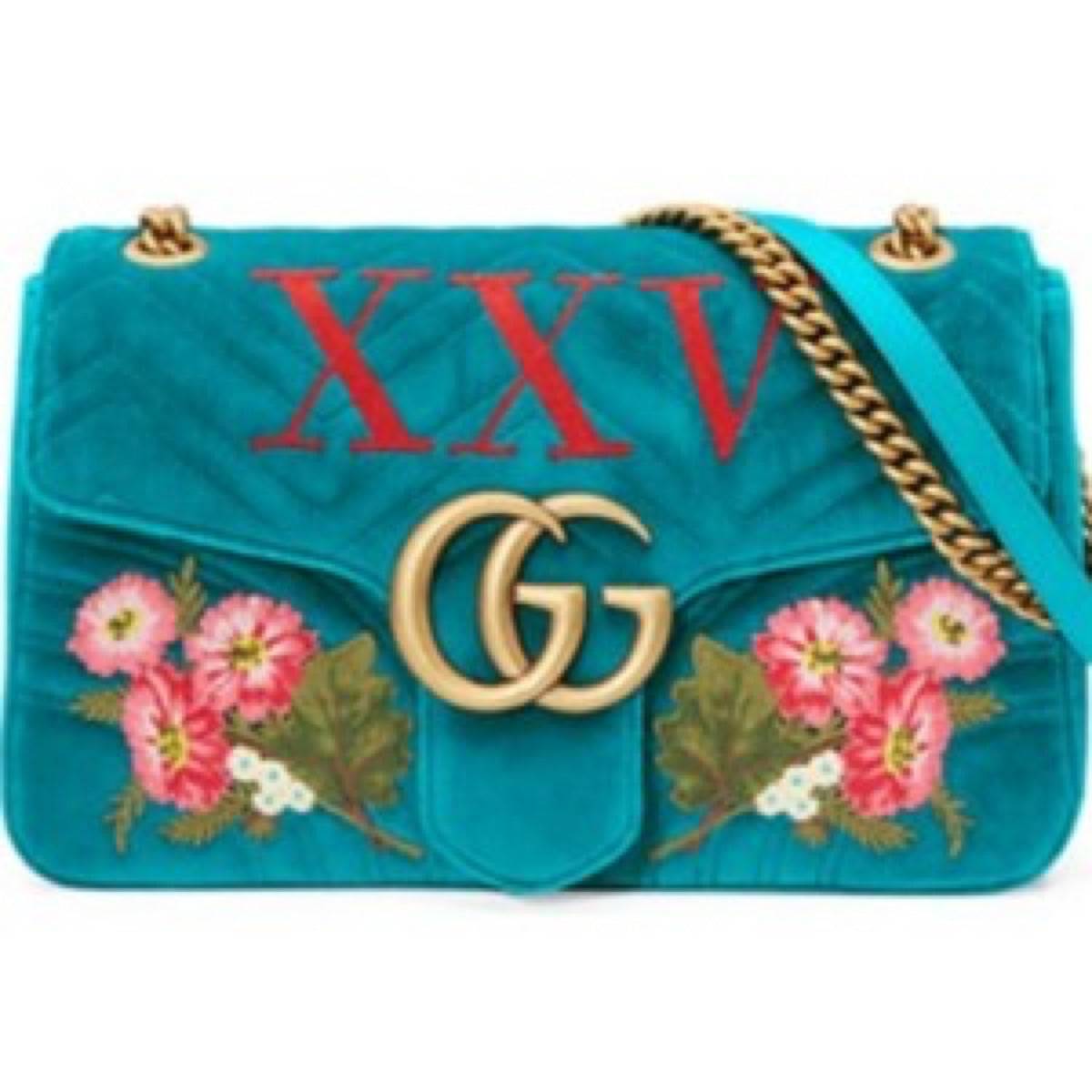 Gucci 110th Anniversary Limited Edition Velvet Shoulder Bag – Tulerie