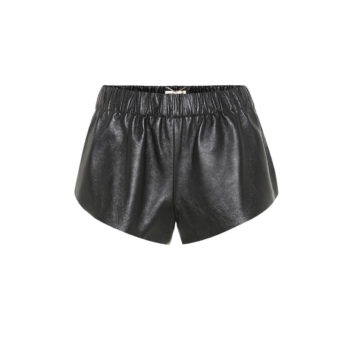 Saint Laurent Leather Shorts – Tulerie