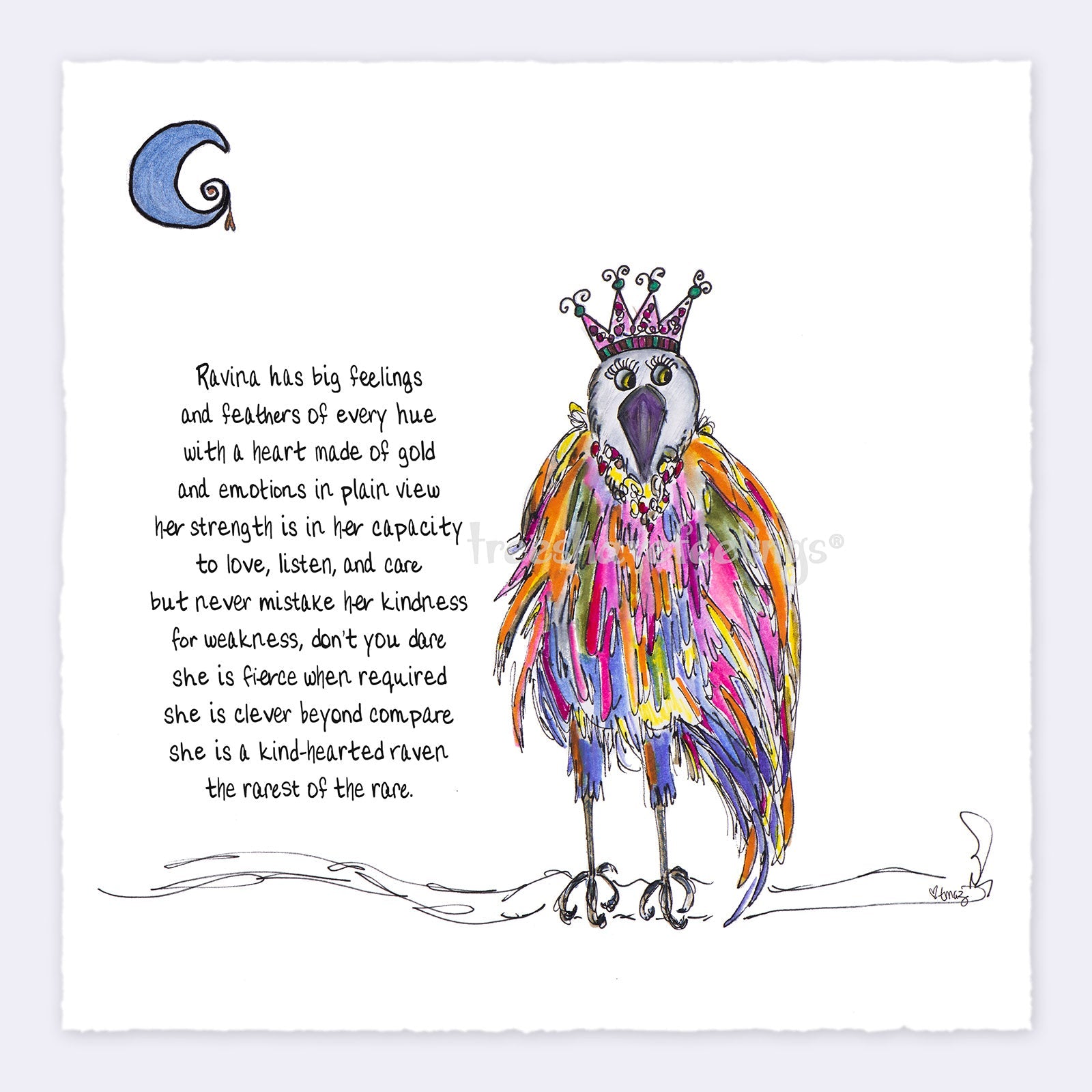 RAVINA THE ALL WRONG RAVEN | Giclée Print